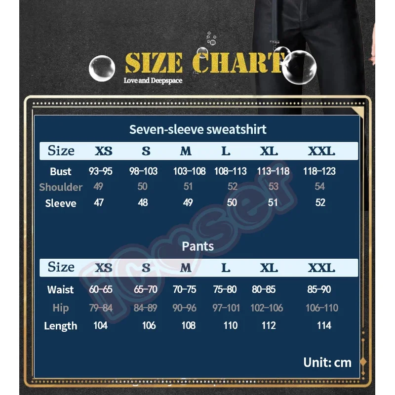 Костюм для косплея Love and Deepspace Caleb, парик, повседневная толстовка с поясом, белые брюки с длинными рукавами, вечерние костюмы на Хэллоуин, женские и мужские карнавалы