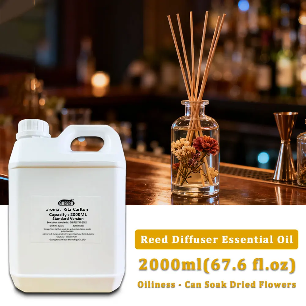 GAFERA 2000ML(67.6 fl.oz) Ritz-Carlton/Hilton/Cedar Essential Oils, For Reed Diffuser & Flameless Aroma Diffuser & Vine Diffuser