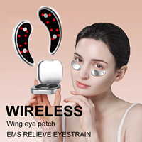 NEW Led Red Light Eye Care Therapy EMS Eye Face Beauty Massage Muscle Stimulator Facial Lifting Dark Circles Relieves Fatigue