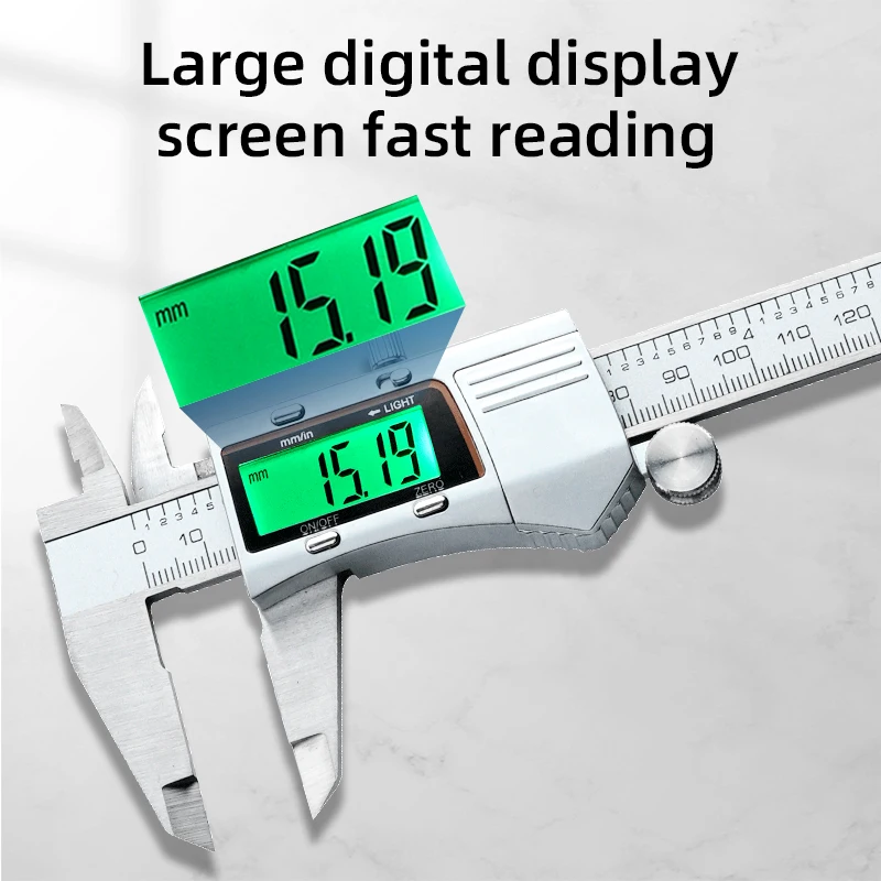 Digital Pachometer Metal Caliper Professional Vernier Caliber Measuring Tools Woodworking Thick Gauge Depth Electronic Ruler