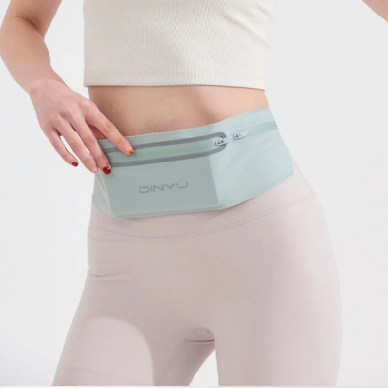 Riñonera para correr para hombre y mujer, funda para cinturón deportivo, para el teléfono móvil, bolso escondido, para el gimnasio