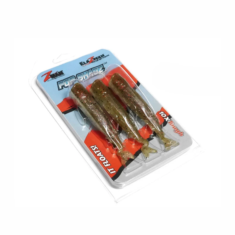 American Imported ZMAN POP SHADZ Soft Bait Bionic Bait Water Surface Fake Bait Wave Creeping Wave Grilled Popper.