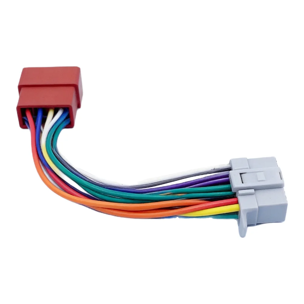 16 Pin ISO Wiring Harness Connector Adapter for For ALPINE Car Stereo Radio Player Compatible with For ALPINE Audio Systems