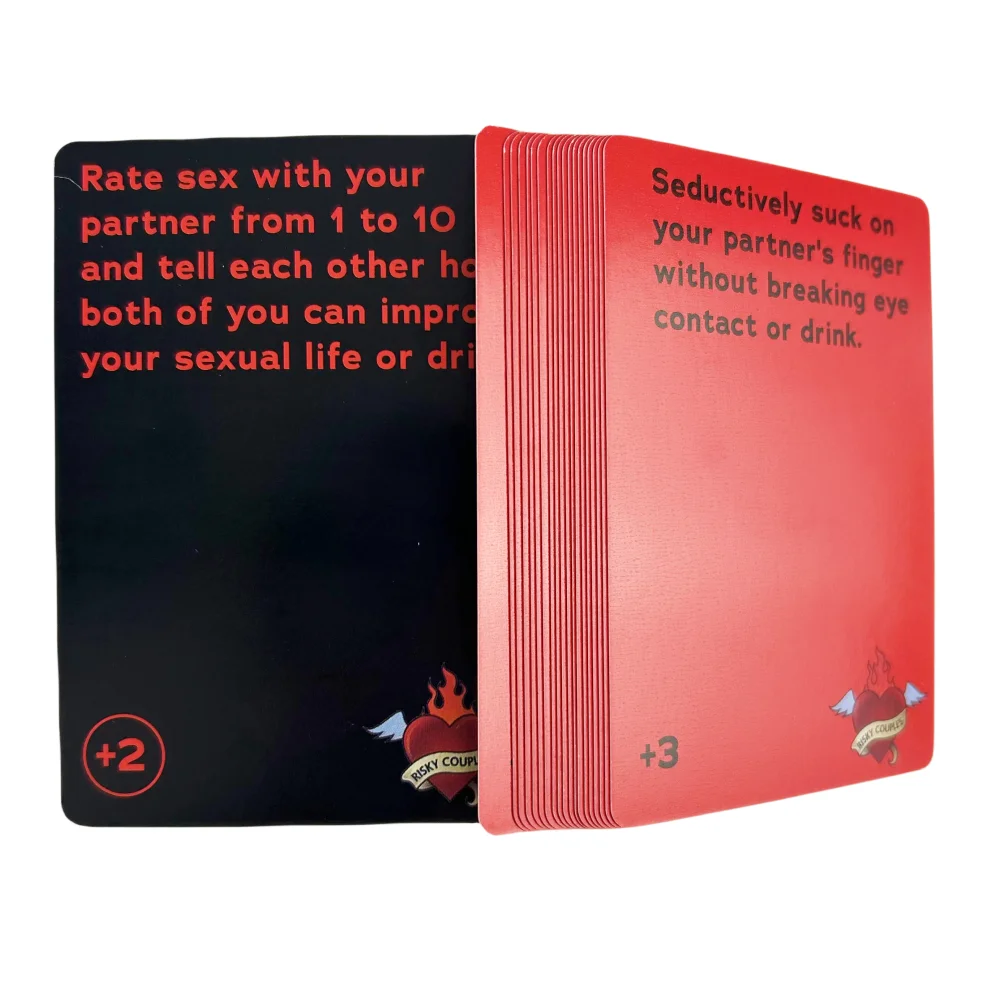 Risky Couples Super Fun Couples Game For Date Night Spicy Dares Questions For Your Partner Romantic Anniversary Card Game image 5