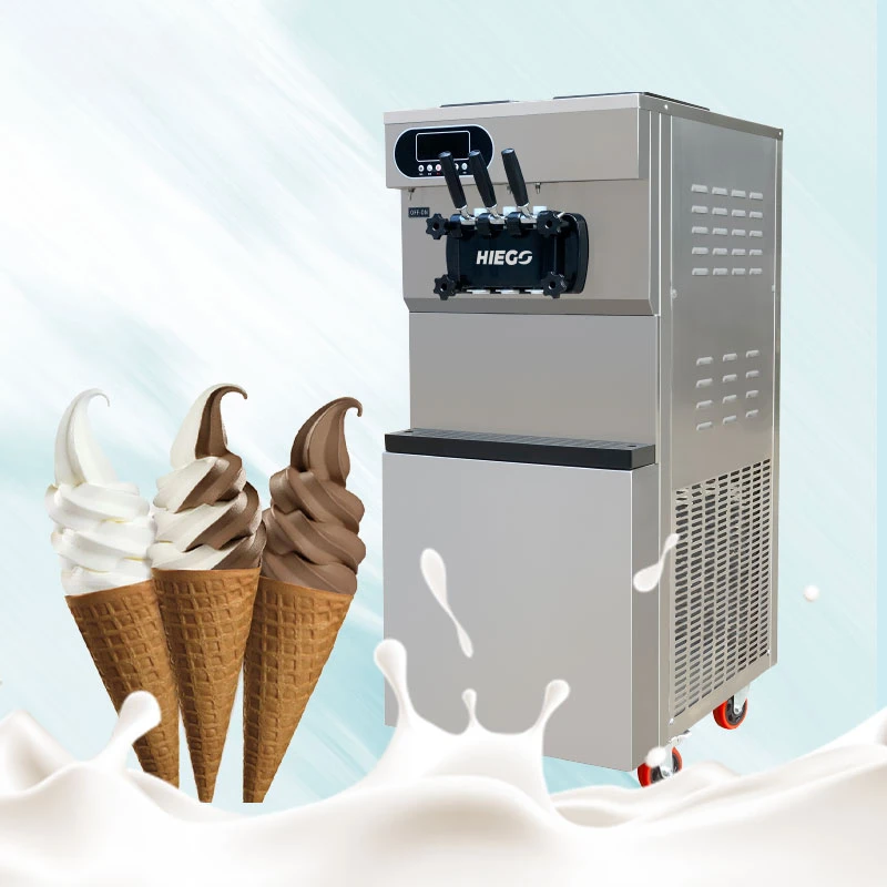 

Ice Cream Machine Commercial Soft Ice Cream Maker Manufacturer Soft Serve Ice Cream Machine for Sale