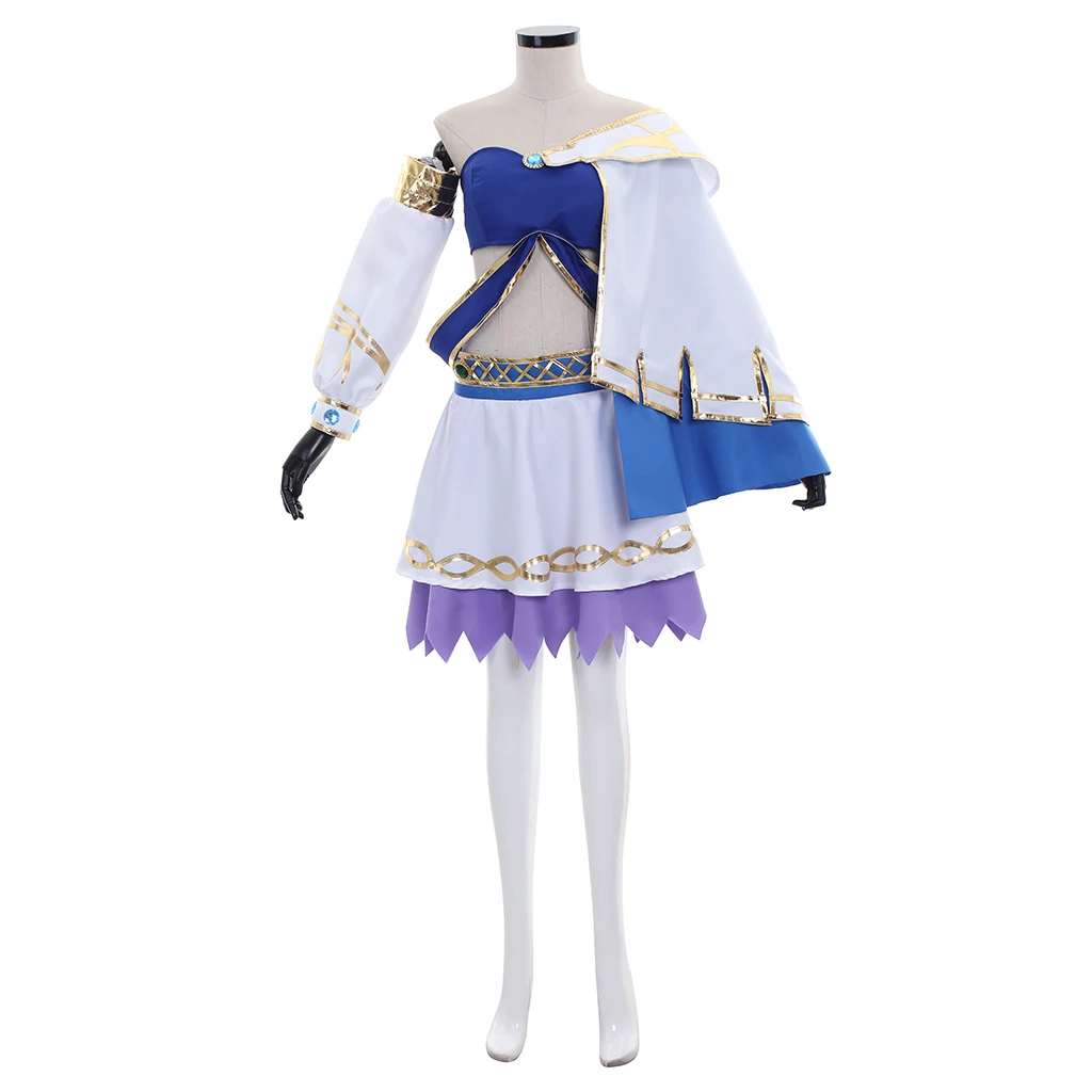 

Game Warriors Cosplay Costume Witch Lana White Sorceress Cosplay The Sorceress Of The Woods Halloween Costumes Carnival Clothes