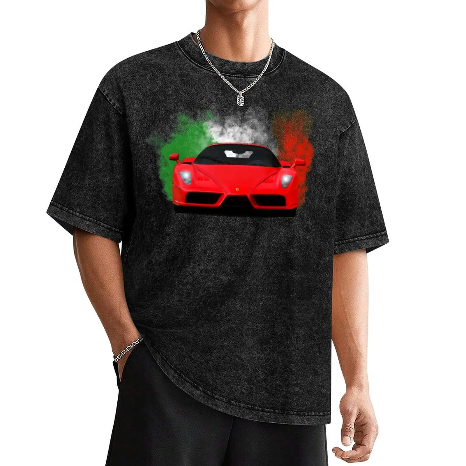

The Enzo Face T-Shirt plain luxury t-shirt Luxury man shirts graphic tee men
