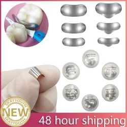 New 50pcs/box Dental Matrix Sectional Contoure Matrix Bands M10 Hard Metal Matrices Formed Sheet Dentistry Materials