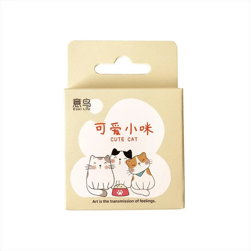 46 Pcs Kawaii Cat Mini Size Sticker DIY  Decoration Cute Sticker For Scrapbooking Journaling Diary Album