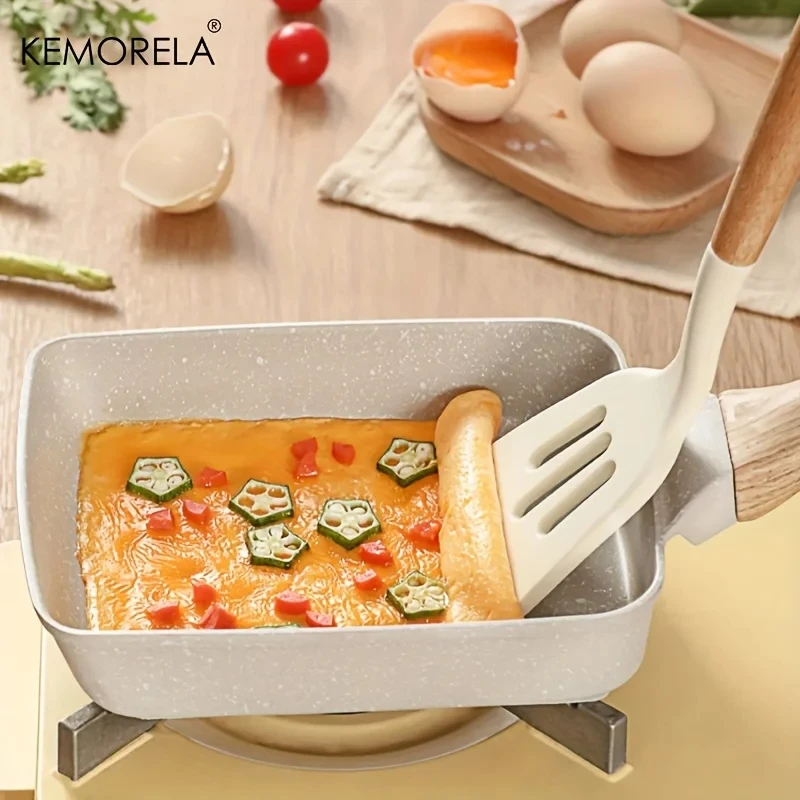 1PCS Tamagoyaki Japanese Omelette Pan Nonstick Egg Frying Pan Breakfast Rectangular Frying Pan Kitchen Cooking Accessories