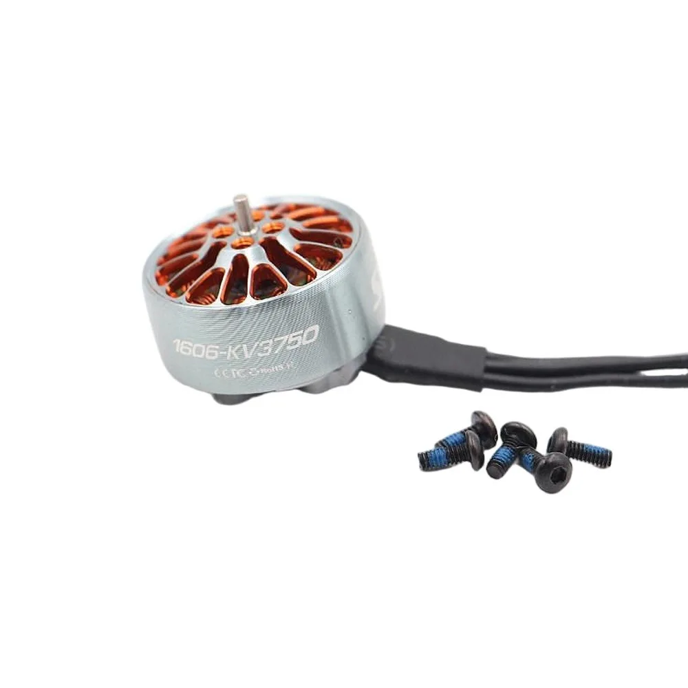 1606 3750KV Brushless Motor 3-4S LiPo 21.52A 315.8W for 3-4 Inch FPV Racing Drone 9N12P 1.5mm Shaft Motor with 24AWG 150mm Cable