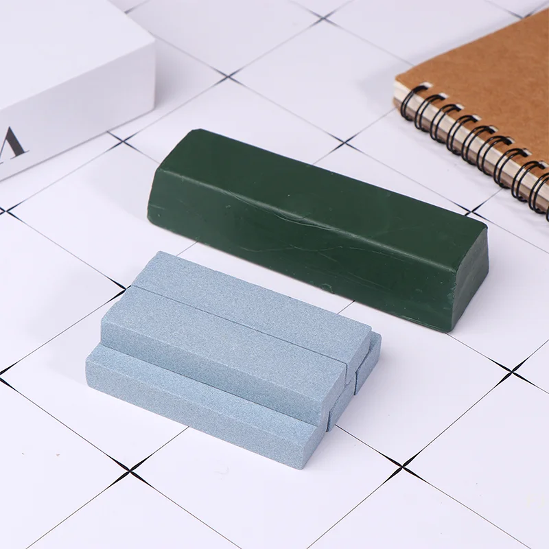 

[YU]1Pc 150g Polishing Compound Metal Jewelry Polishing Compound Abrasive Paste Or 5Pcs Grinding Oilstone Strip Knife Stone