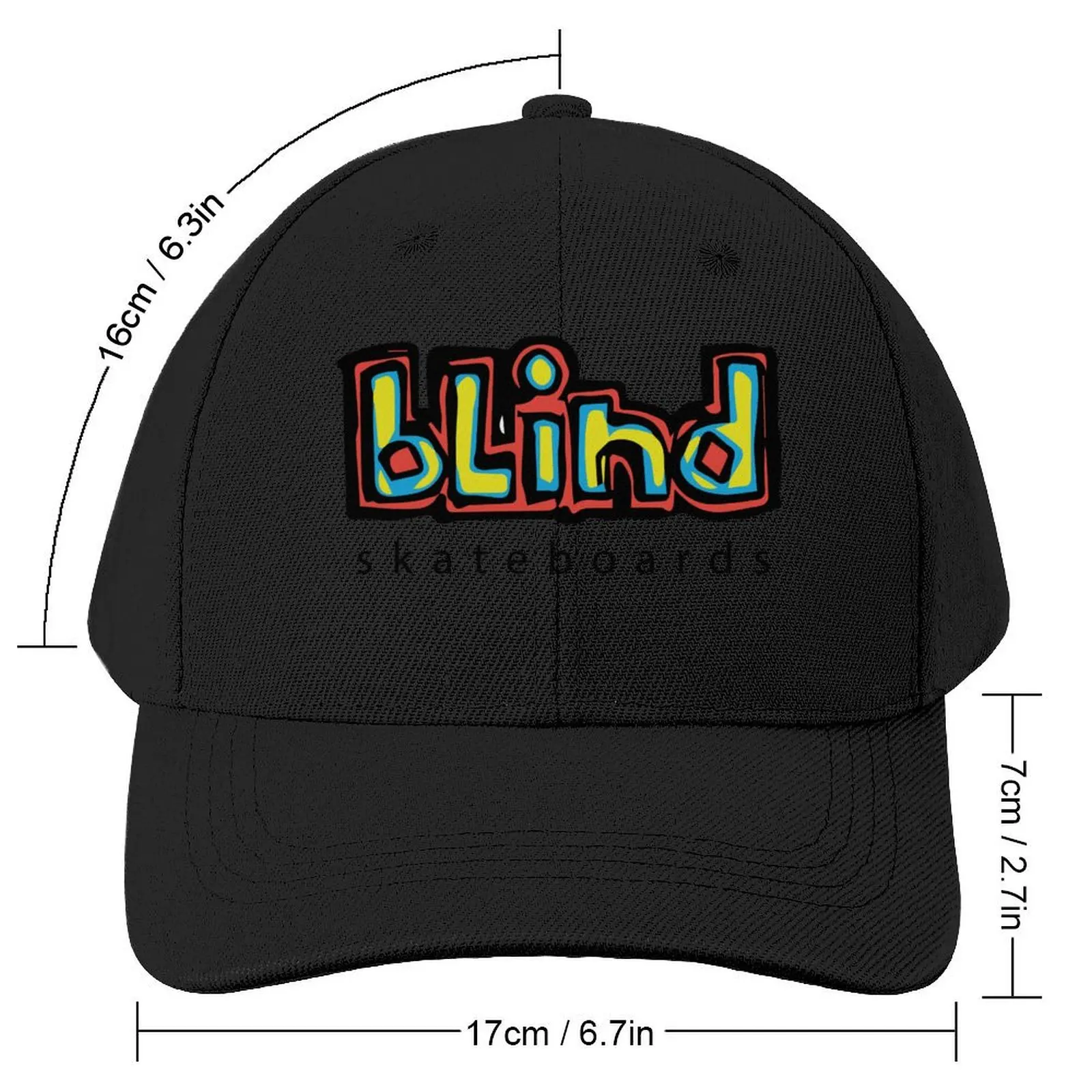 blind skateboards logo Baseball Cap summer hat Golf funny hat Mens Women's