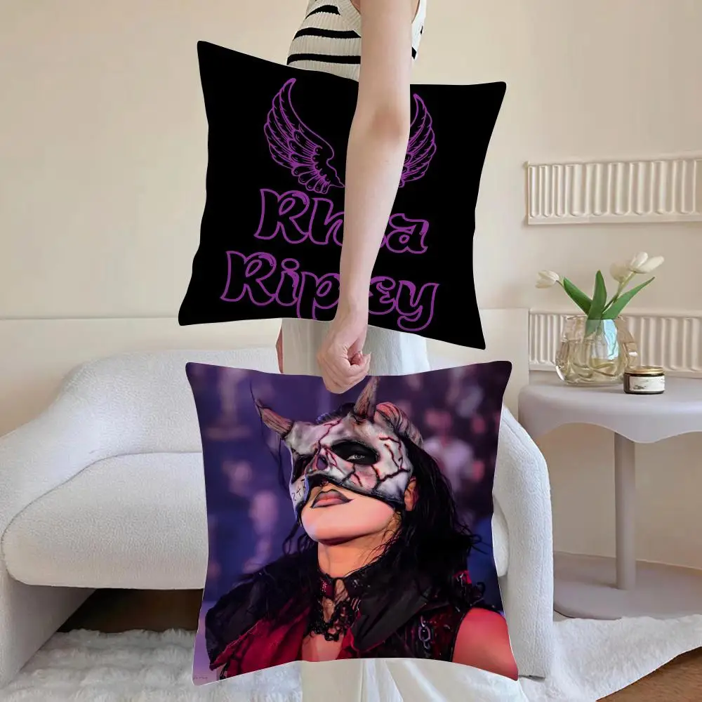 Athlete R-Rhea Ripley Cushion Cover Breathable Linen Pillowcase Summer Odorless Eco-Friendly Invisible Zipper Washable