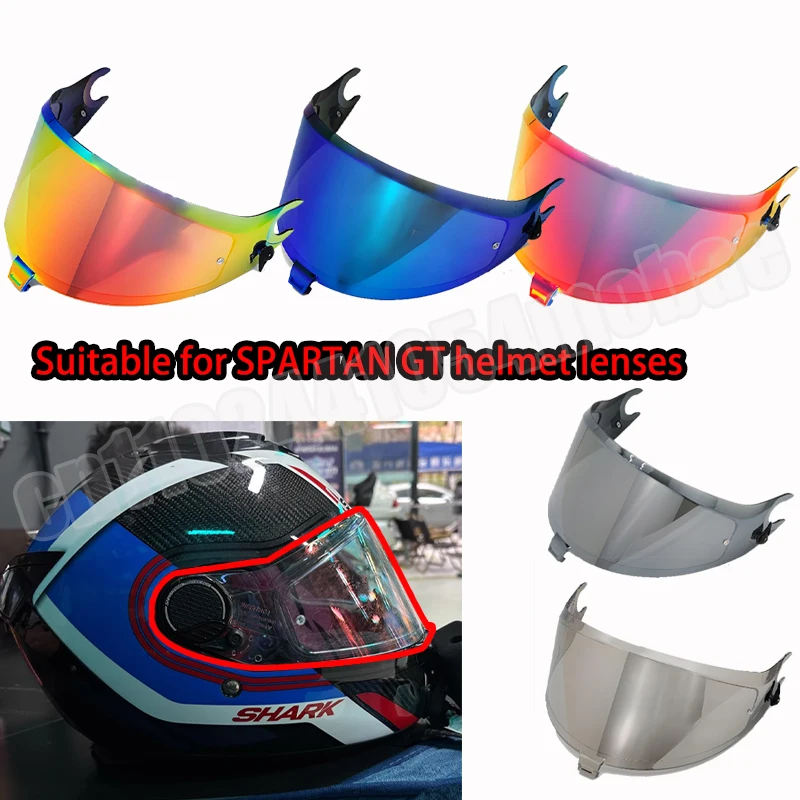 

Helmet Accessories Lens for SPARTAN GT Color-changing and Anti-fog Lens Helmet Visor Sunshield Uv Protection Lens
