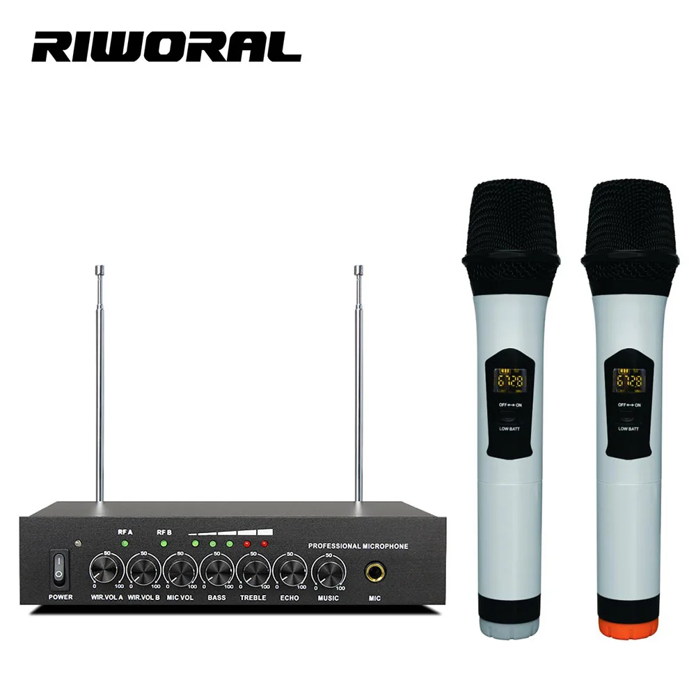

S-16 Professional Cordless Mic Portable Microfone Sem Fio UHF Wireless Karaoke Microphone