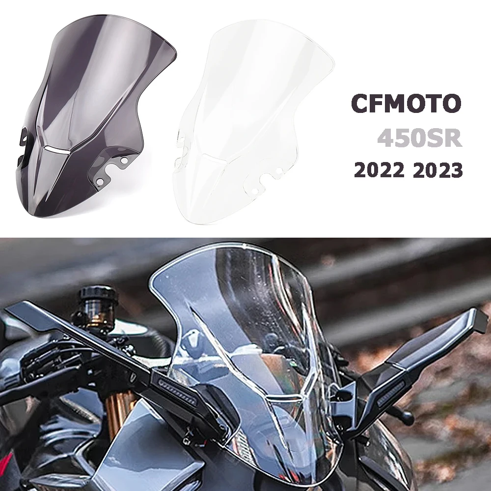 

For CFMOTO 450 SR 450SR 450sr 450 sr 2022 2023 New Motorcycle Windscreen Deflector Extention Kit Windshield Fairing