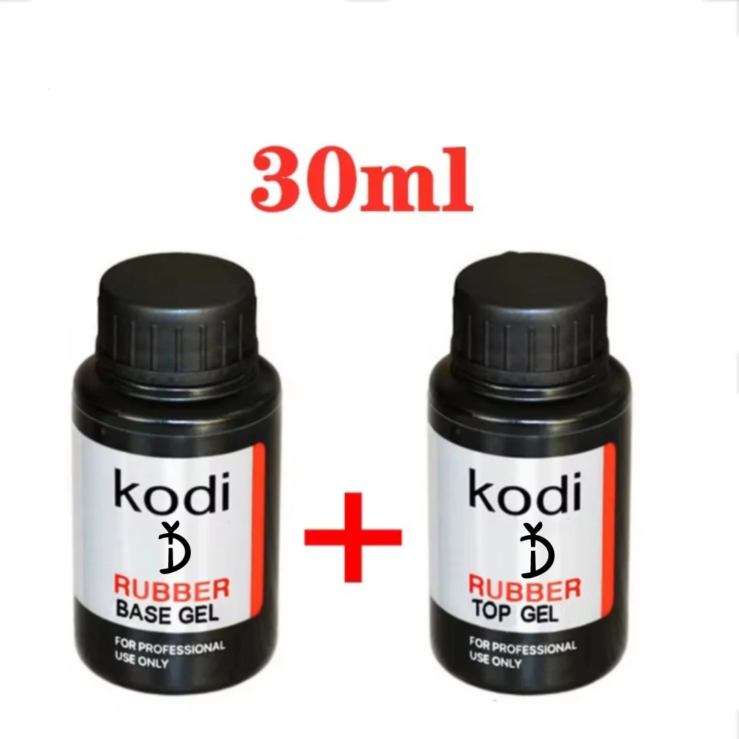 Yd Kodi Professionele 30Ml Basis En Top Coat Voor Gel Polish Semi-Permanente Vernis Rubber Top Coat Base Plastic Fles