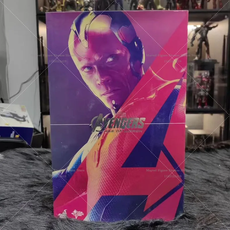 

Hot Toys 1/6 Scale Avengers Vision Action Figure Male Soldier Collectible Model Doll 12 Inch Full Set in Stock