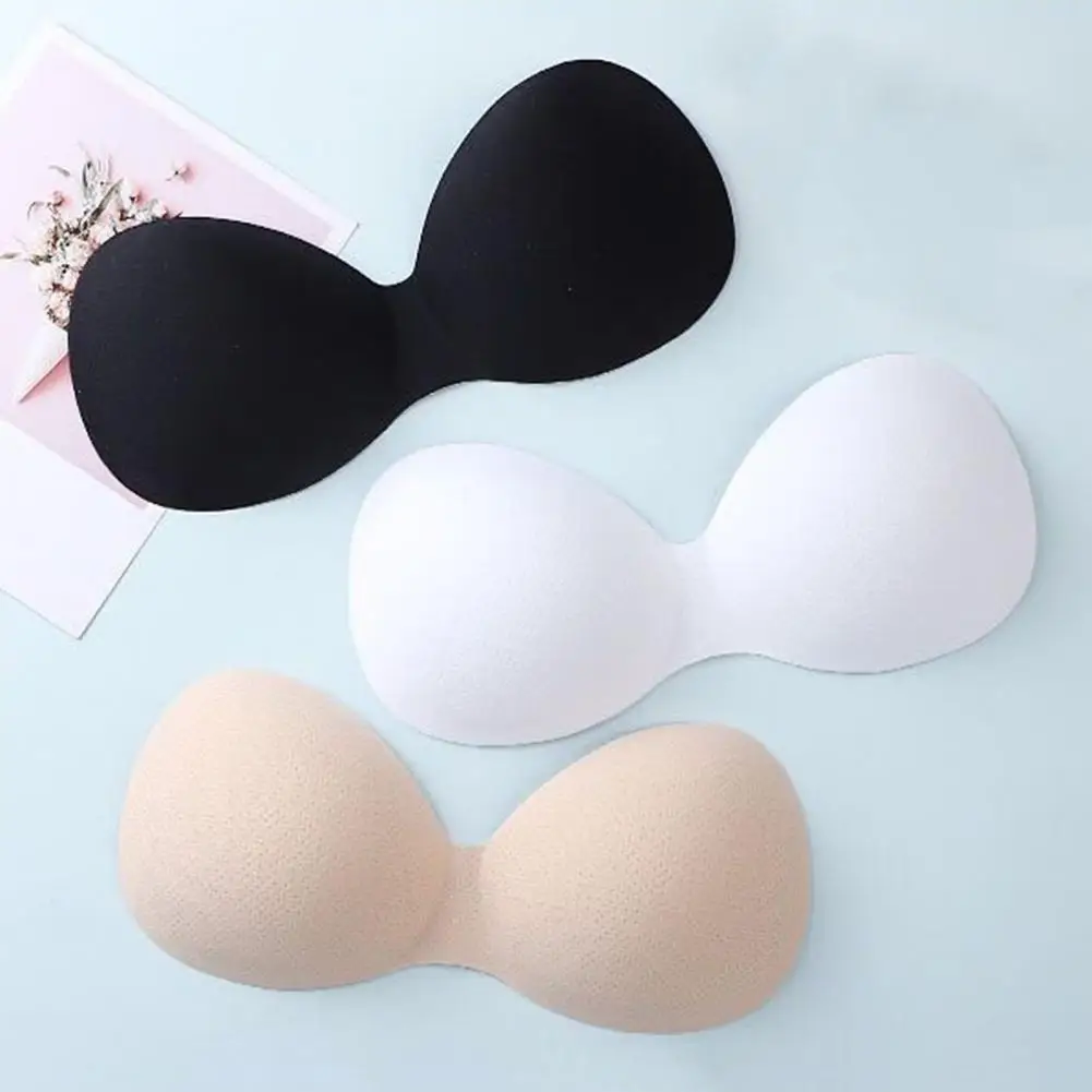 Inserts Foam Triangle Sponge Pads Swimsuit Padding Chest Cups Breast Bra Chest Pad Bikini One-piece Women Push-up Breast Pad