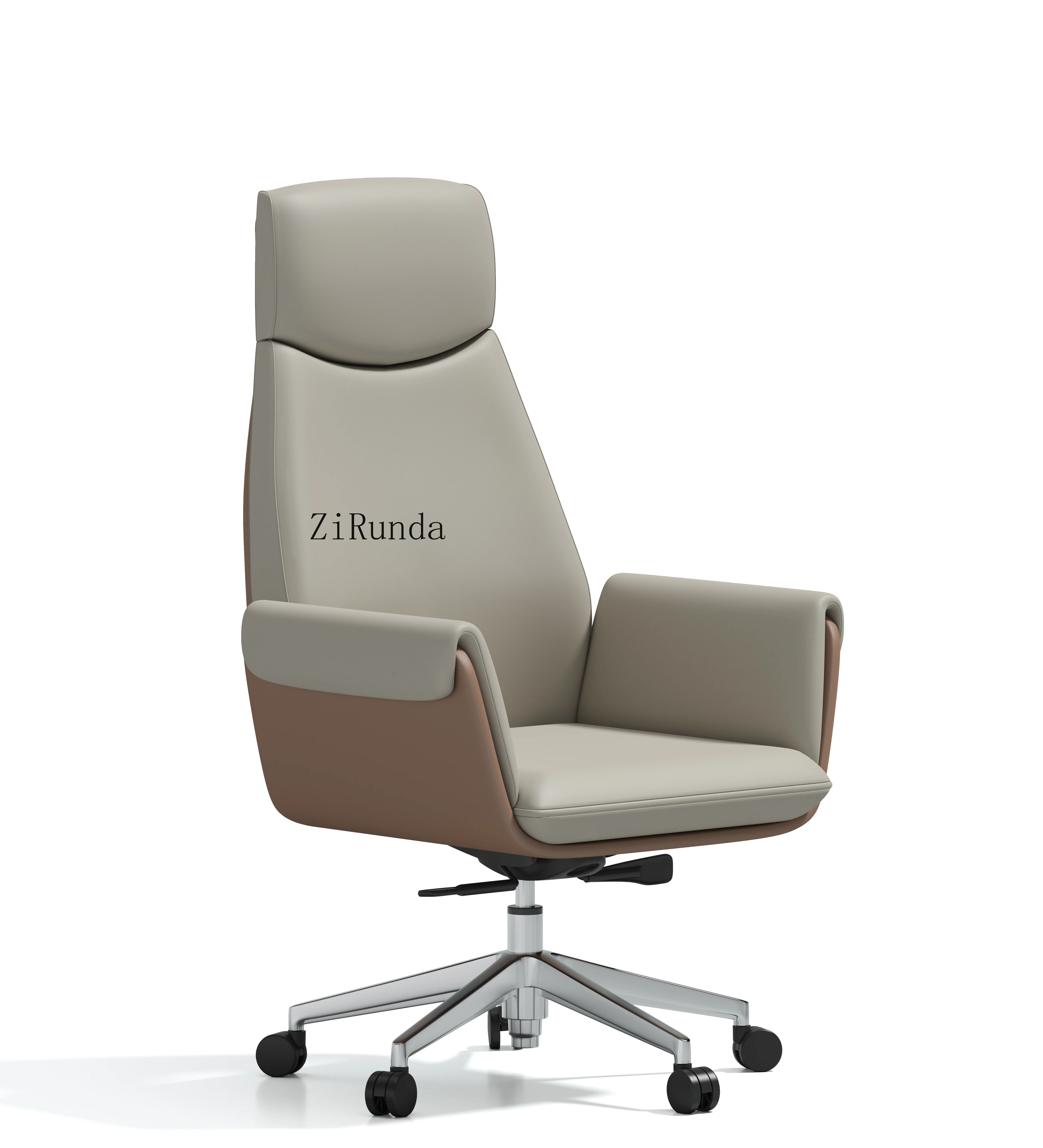 Modern leather office boss chair, office manager chair