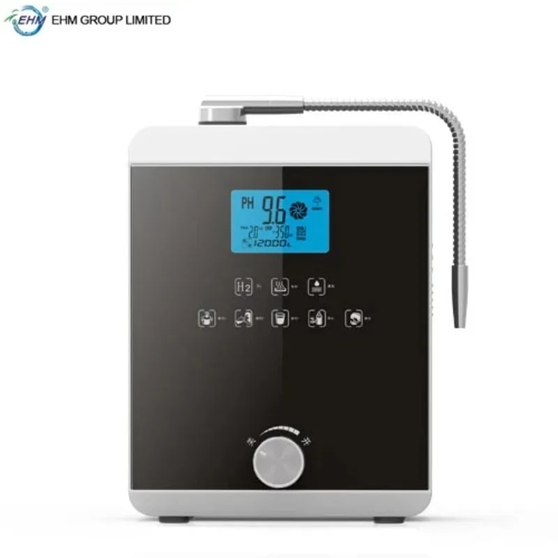 CE Certified 5-Level Alkaline Water Ionizer 11 Plates Faucet Installation