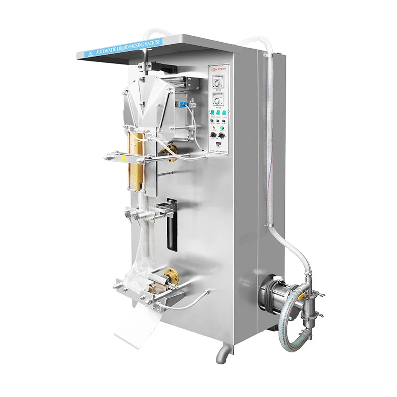 

Automatic liquid packaging machine side seal back seal purified water yogurt beverage milk juice quantitative