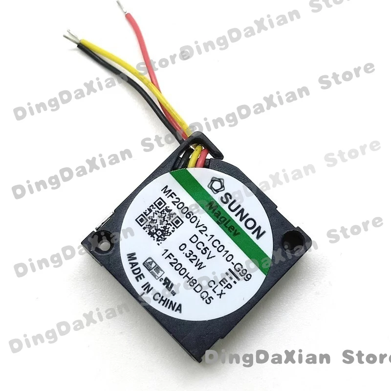 D 1PCS 5V 0.32W Ultra Thin Micro Turbine Fan For SUNON MF20060V2-1C010-G99 20×20×6mm