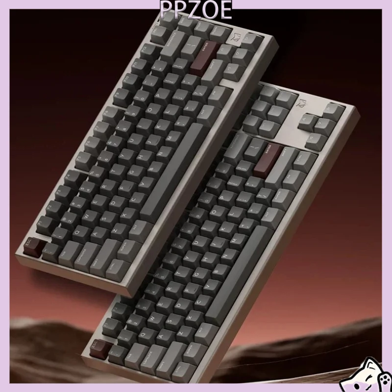 IQUNIX FOX75 FOX80 Mechanical Keyboard CNC Aluminum Shell wired BT 2.4G 3mode Wireless 4000mAh Long Life Battery FR4 RGB