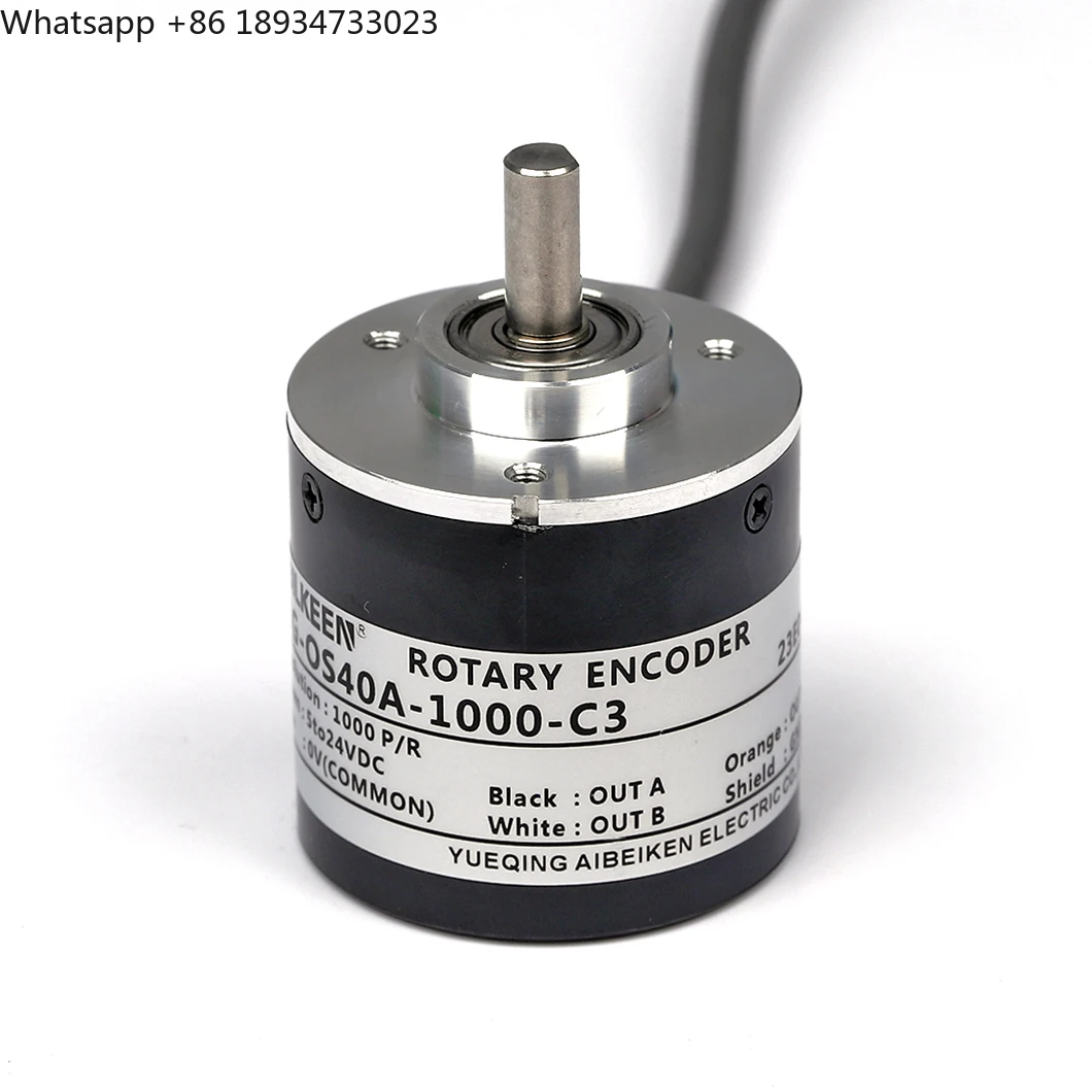 Replace EH3-11LN8841 36.6mm Outer Diameter ABZ 5-12V Line Driver 1024 Encoder Incremental Rotary Encoder Micro Encode