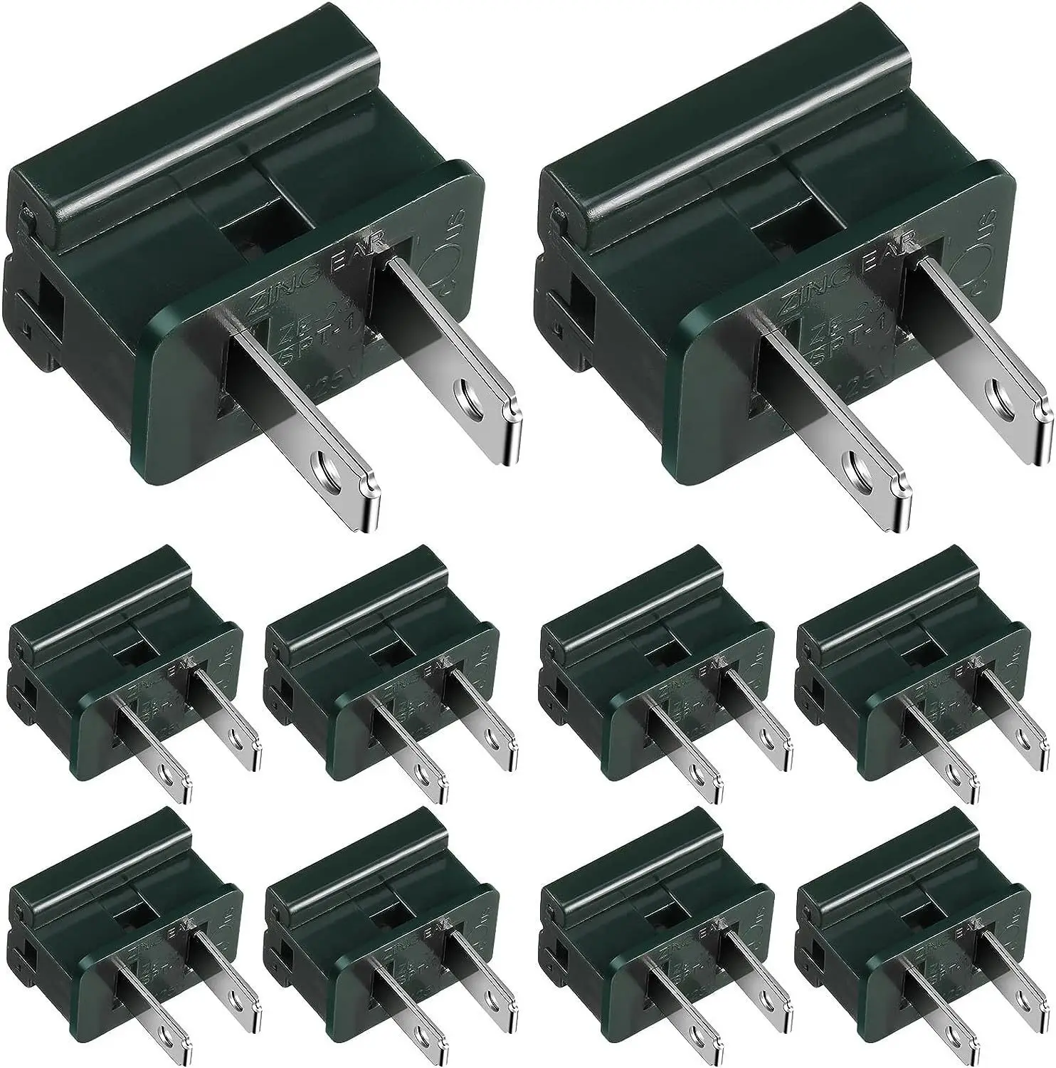 Christmas Light Connection American Standard Two Pin Lighting Lamp Plug Socket Set With Connector USA Type Busbar