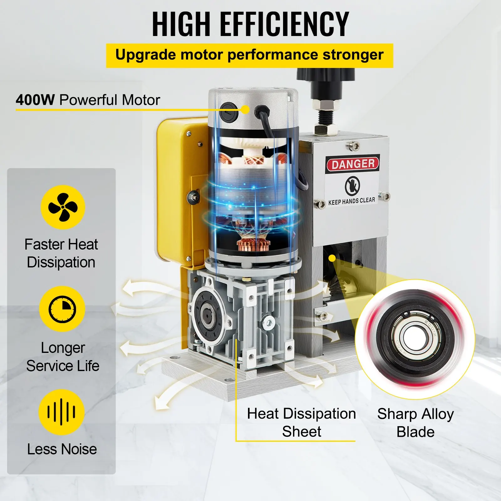 Imagem -05 - Máquina de Decapagem de Fio Elétrico de Velocidade Ajustável Descascador de Cabos Descascador de Cobre Recuperação de Fio de Alumínio 400w 1.540 mm