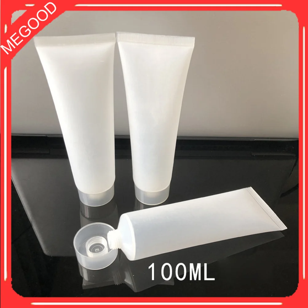 50 Ml Refillable Travel Bottle Jars Face Cleanser Squeezable Makeup Container Small