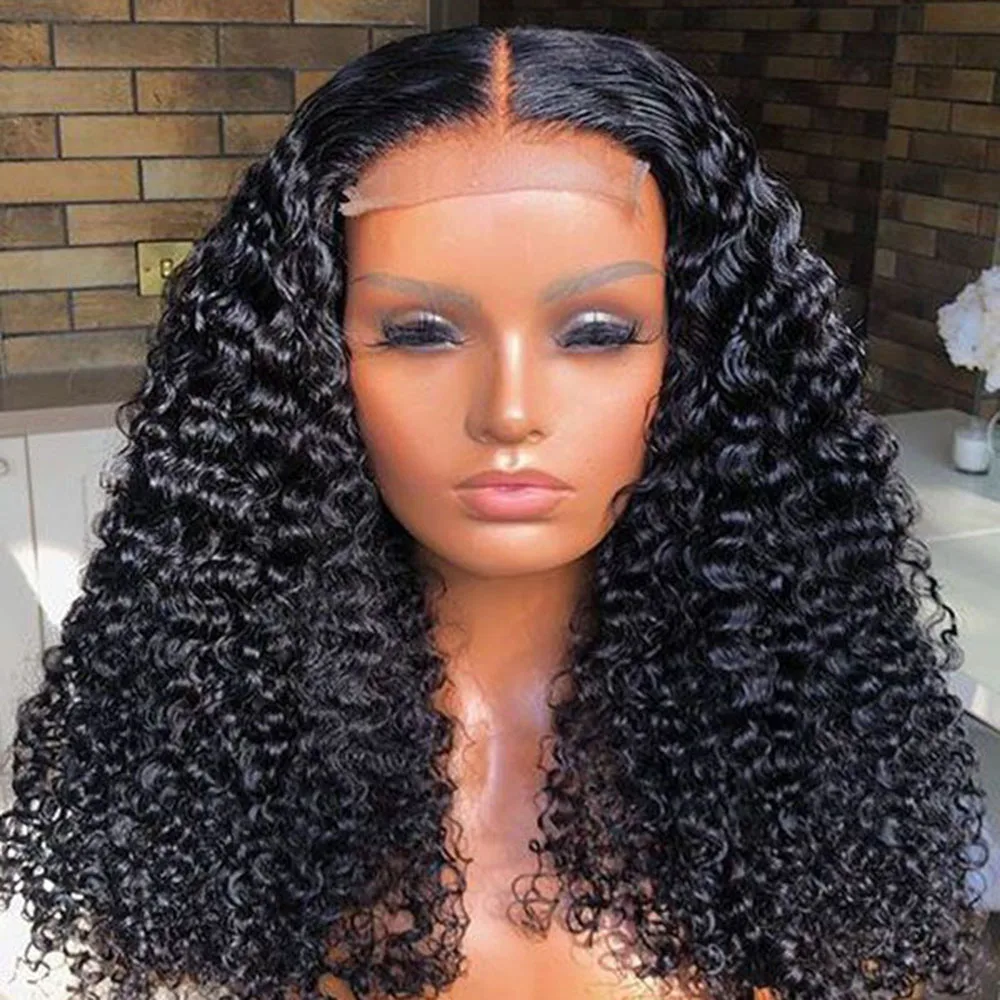 

Brazilian Deep Wave Bob Wig 13x4 Lace Frontal Wig Human Hair Natural Hairline Short Curly 4x4 Closure Wig Preplucked Remy Hair