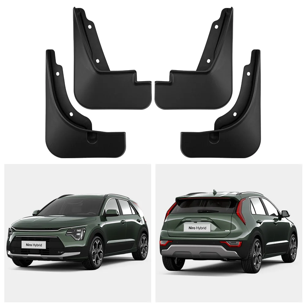 Mudflaps Fender for Kia Niro HEV 2023-2024,Mud Flaps, Splash Guards, Front and Rear Wheels Fender,Accessorie