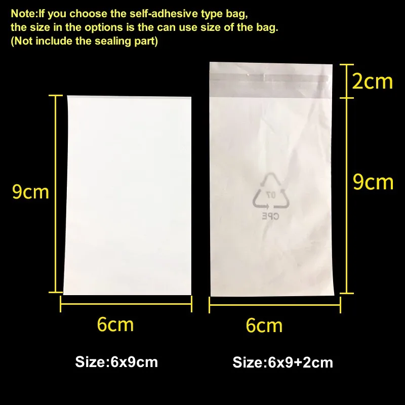 StoBag CPE Frosted Bags Open Top Self -adhensive Blank Plastic Packaging Pouch Sealed Storage for Phone Case Electronic Product