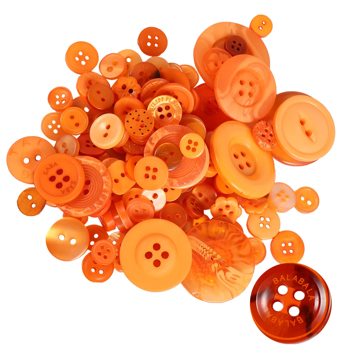 

1000Pcs Unique Resin Buttons DIY Kits 7Mm-35Mm Multiple Sizes Sewing Knitting Scrapbook Decorative Crafts Clothing Accessories