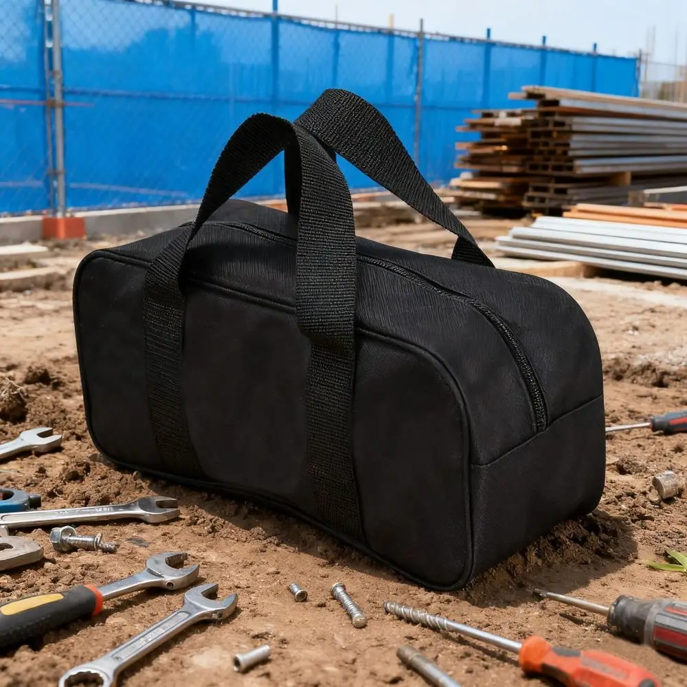 Waterproof Oxford Cloth Tool Bag Durable Compact Design Electricians Tool Bag Hand Strap Large Capacity Tool Organizer Bag