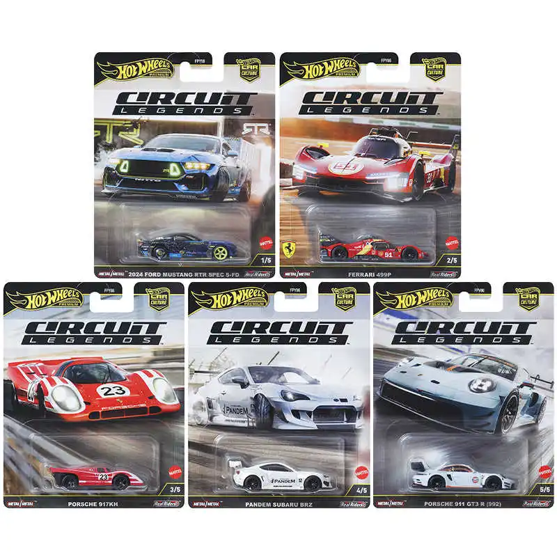 

Новая серия Hot Wheels Premium Car Culture Circuit Legends Ferrari 499p Porsche 911 GT3 1:64 литая модель автомобиля