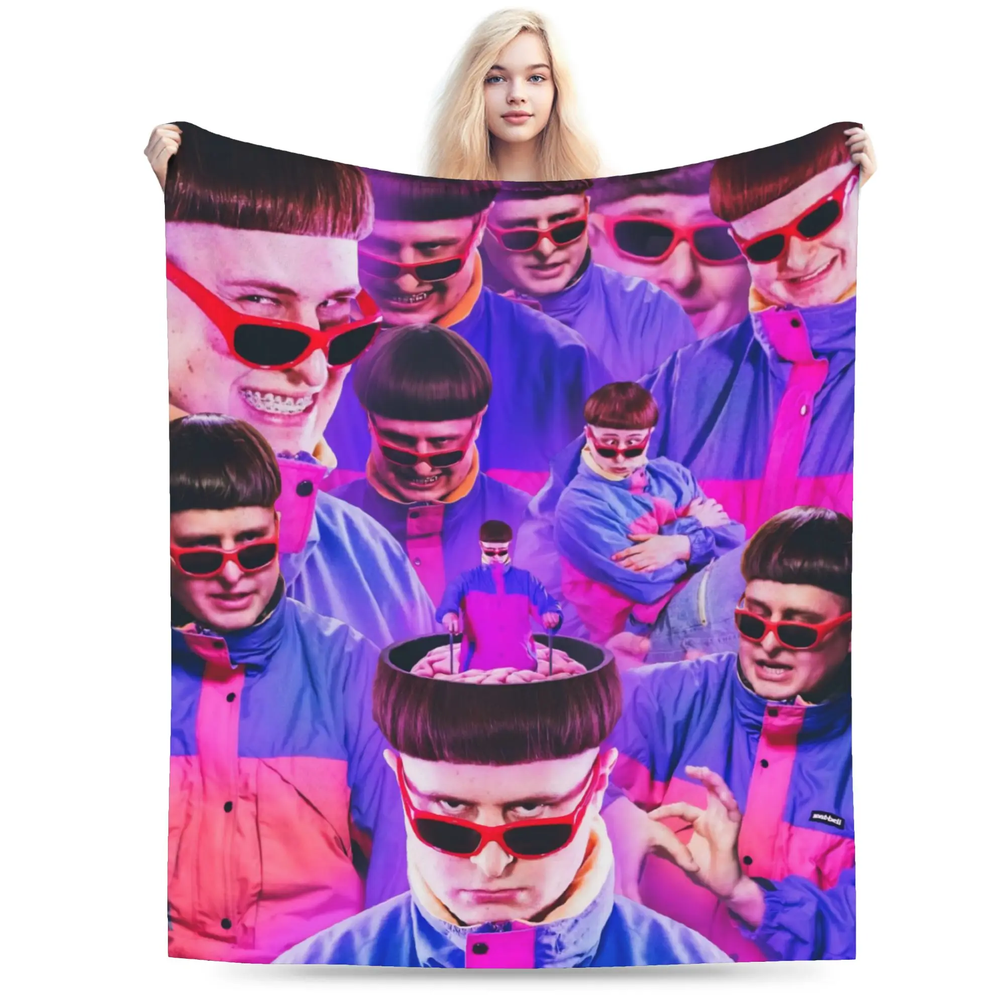 RIP Oliver Tree 1993-2026 Throw Blanket for Couch  Fuzzy Soft Plush Blanket 50x60 Inches Multi-size Bedspread for All Seasons