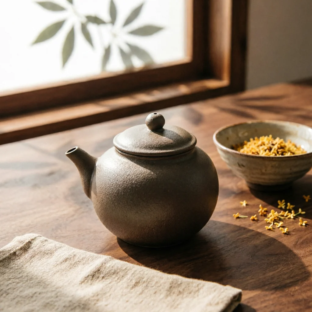 Cast Iron Kettle Uncoated Cast Iron Teapot Tetsubin Traditional Vessel Stovetop Safe for Hosts, Home Brewing