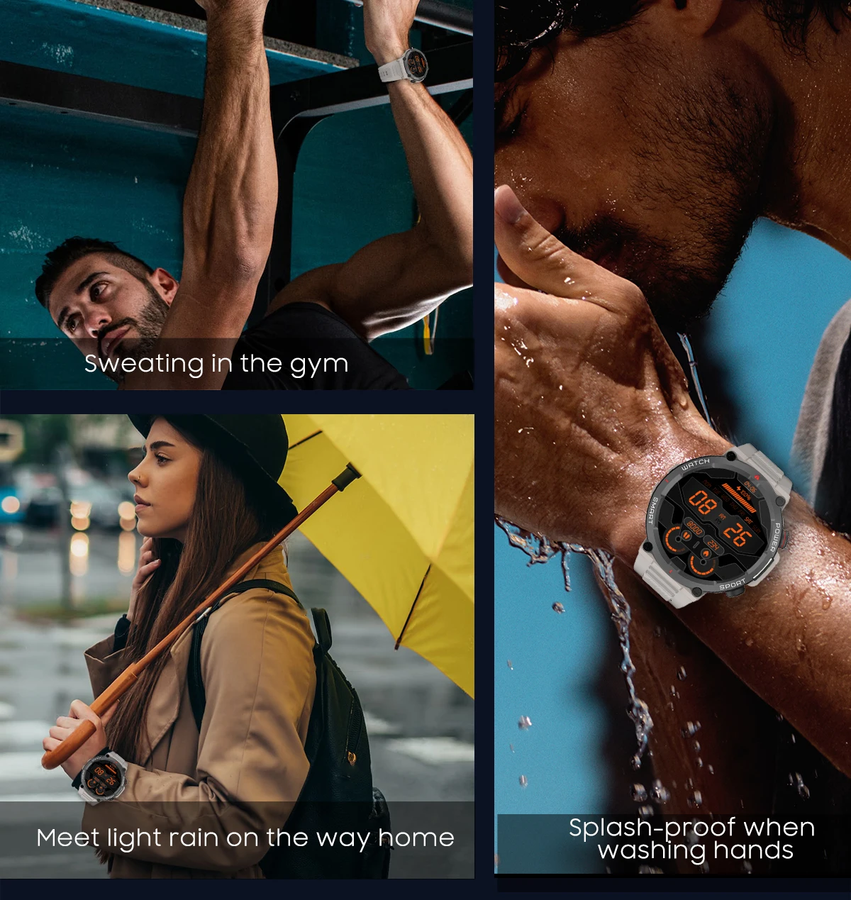 Blackview-reloj inteligente W50 para hombre y mujer, dispositivo resistente al agua, seguimiento de salud y Fitness, llamadas por Bluetooth, nueva