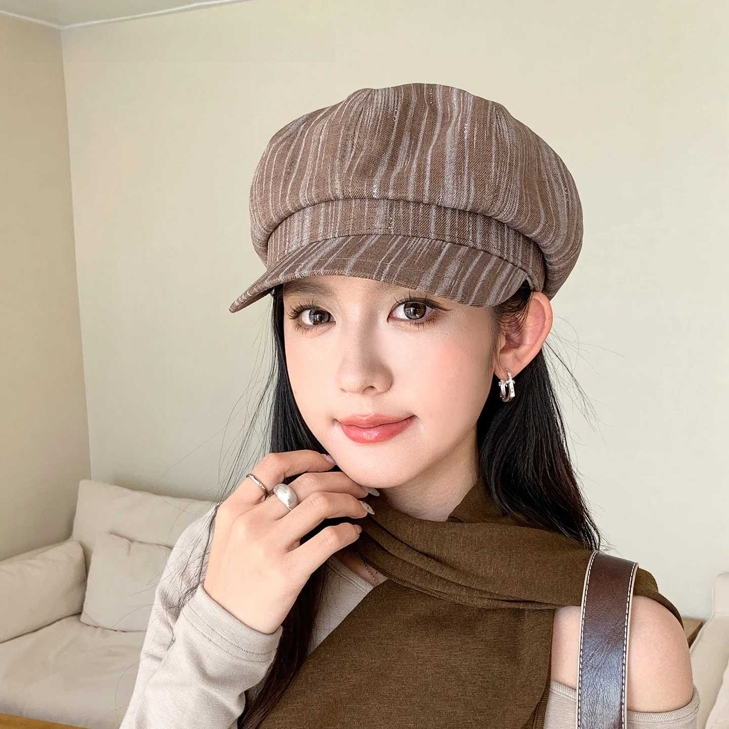 casquette-de-baseball-pour-femme-style-beret-simple-et-decontracte-boutique-phare-smallck-casquette-d'exterieur-printemps-pour-voyage-casquette-a-visiere-bouclee-amincissant-le-visage