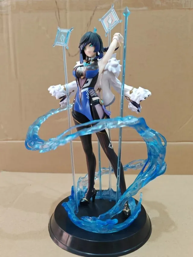 Genshin Impact Yelan Orchid in Secluded Valley Thousand Faces 26cm Scene Model Anime Figure Statue Desktop Decoration Gift