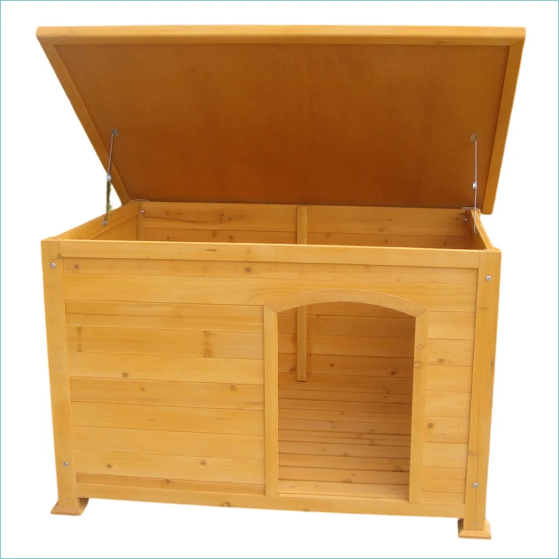 屋外ガーデン用 防水・防雨木製ペットハウス 木製犬小屋 ペットベッド 中型犬用 工場卸売価格