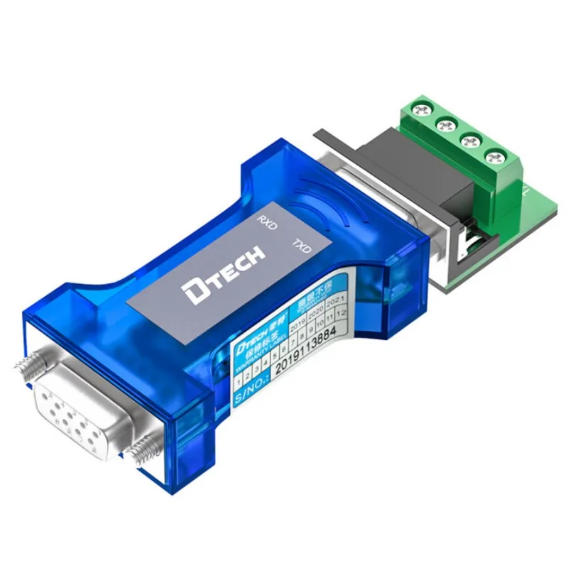 DTECH 300-115.2Kbps Passive RS232 to RS485 Adapter Communication Converter