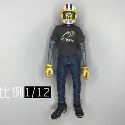 DAM 1/12 Soldier Accessories 3ATOYS Body Universal Slim Fit Jeans Pants Model Toy For 6'' Action Figure In Stock