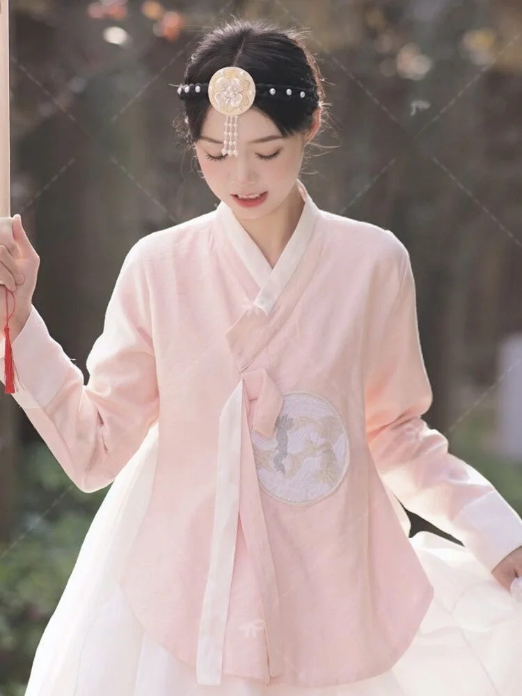 New Style Yanji Korean Traditional Costume Studio Photo Dance Performance Ethnic Trend Travel Photography Popular among Koreans