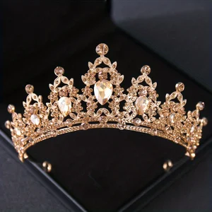 Haare Hochzeit Tiara Kristall Braut Tiara Kron 8 Hauptverkaufsverkäufe - №6