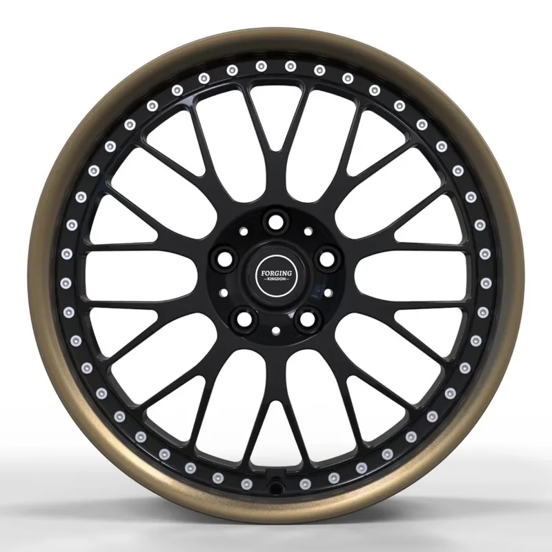 Izable:High-End Two-Piece Forged Alloy Car Wheels 18-23 Inches Various Hole Spacings 5*108 5*114.3 5*120 5*112 35mm Studs